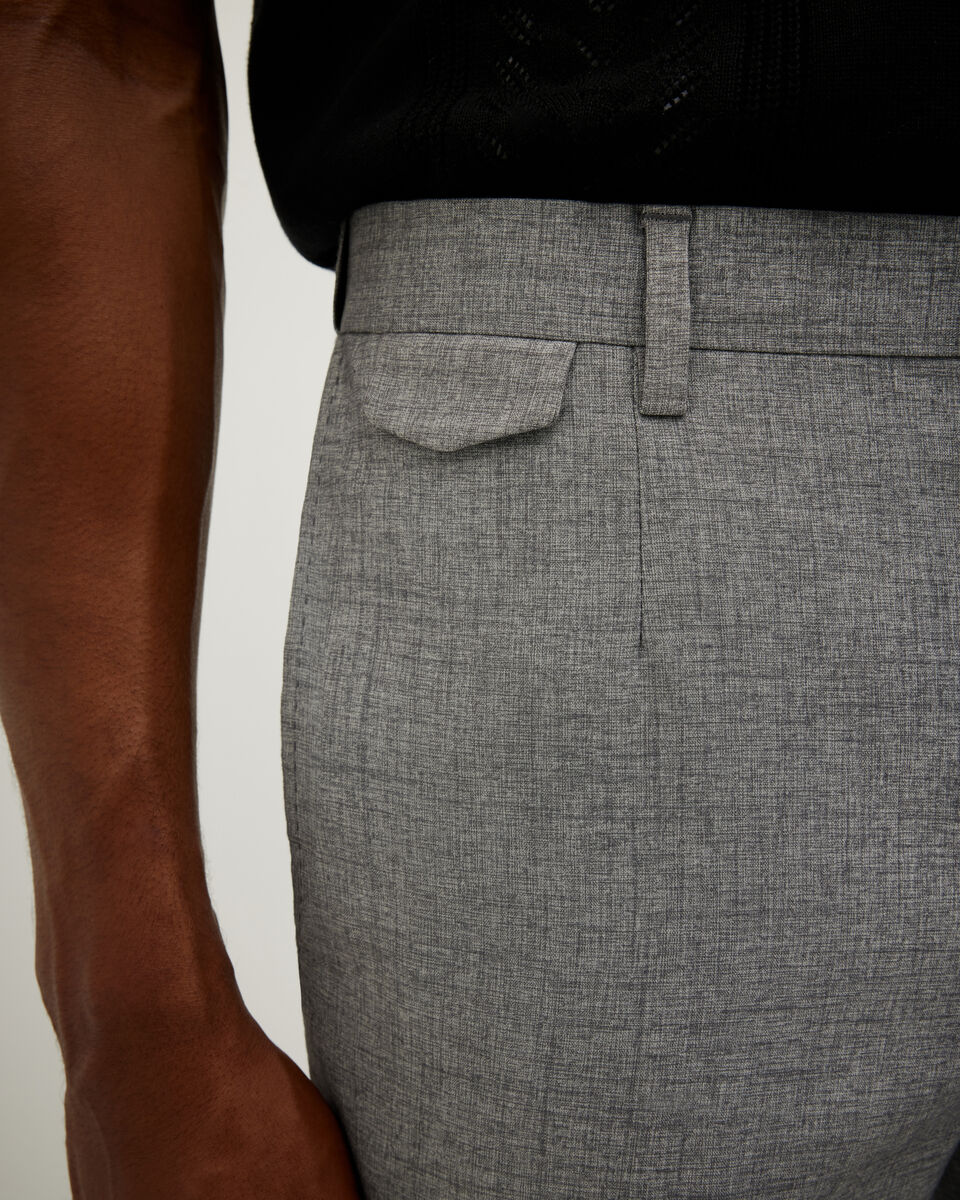 Textured Tailored Pant, Light Grey, hi-res